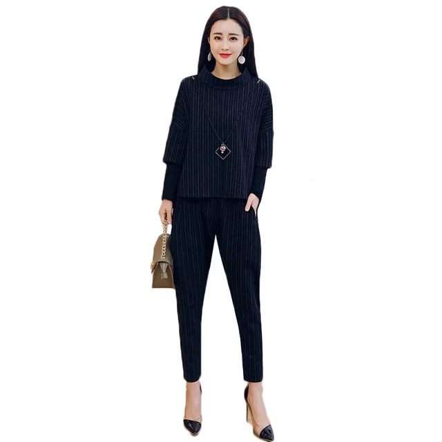 Best Price 2018 spring leisure suits female wild long sleeve pullover + trousers sets fashion women slim was thin Two-piece suit female Best Price 2018 spring leisure suits female wild long sleeve pullover + trousers sets fashion women slim was thin Two-piece suit female
