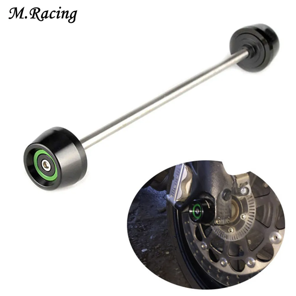 

For Kawasaki ZX-6R ZX6R 2007-2016 ZX-10R ZX10R 2004-2017 Motorcycle Front Axle Fork Wheel Protector Crash Sliders