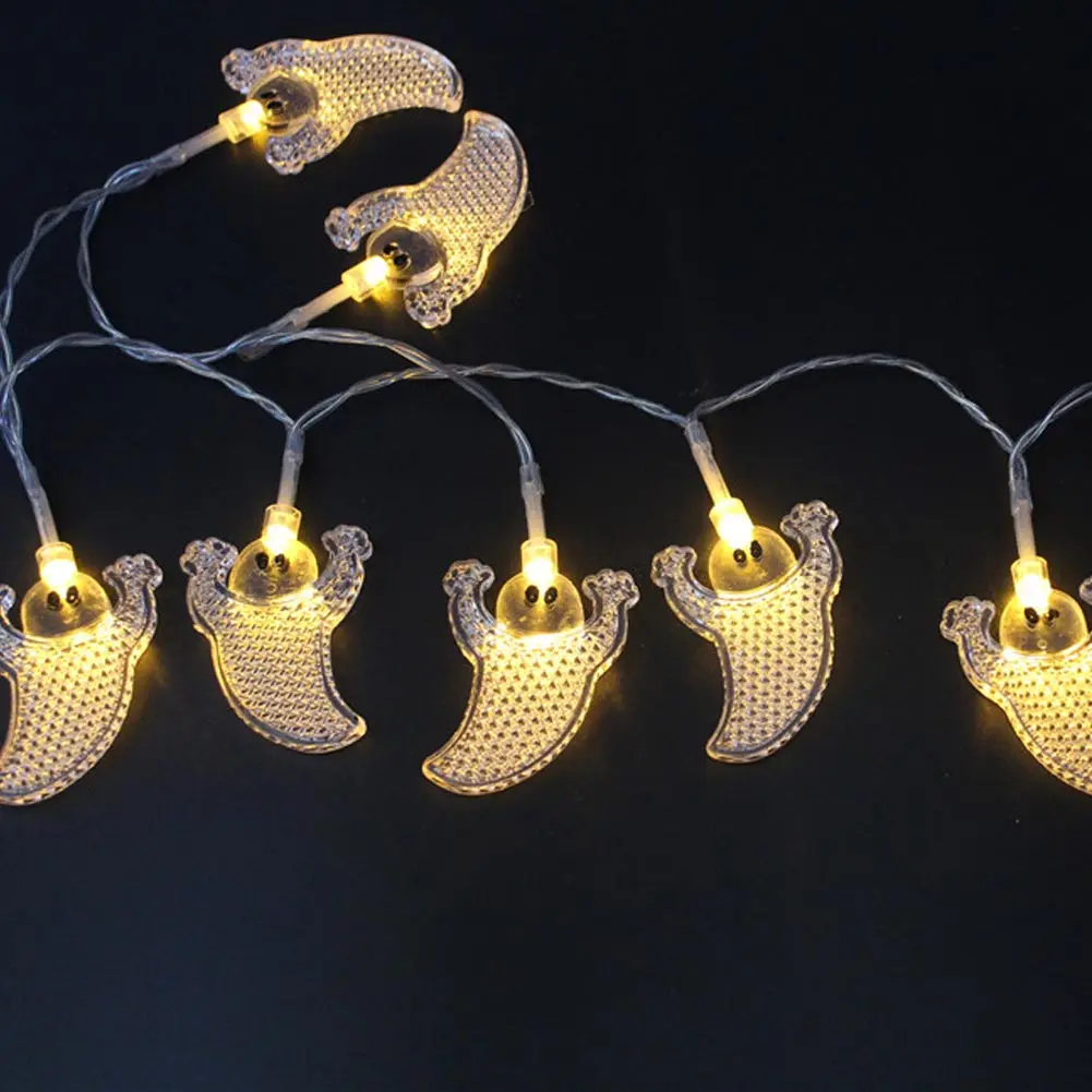 10LED 20LED Волшебная Гирлянда призрак лампа для Хэллоуина рождественской вечеринки