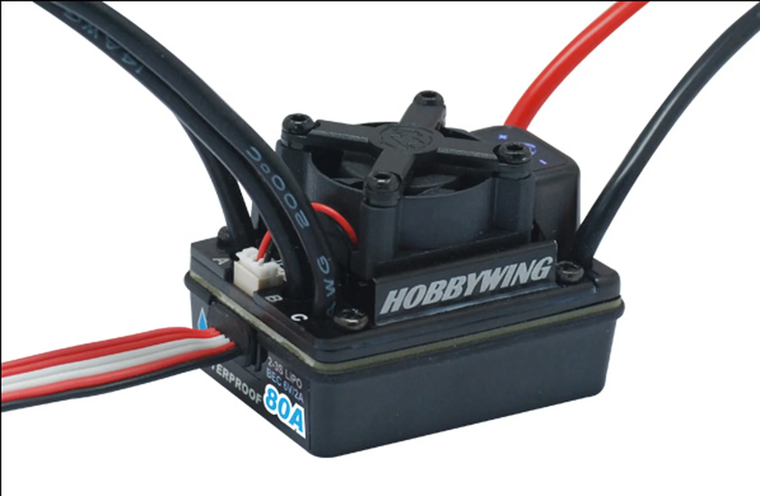 

F-Cloud Hobbywing EZRUN-WP80A Splash-Waterproff 1/10 Brushless ESC New Package