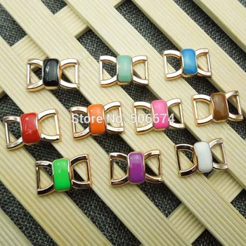 

plated gold color no fade ribbon buckles 25*15mm, 30pc Metal look Buckles Invitation Ribbon Slider Headband Hair Clip DIY