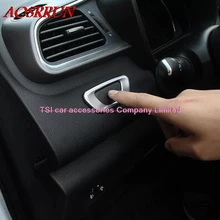 Автомобиль-Стайлинг фар переключатель Рамки крышка украшения авто Интерьер ABS, пригодный для Renault kadjar 2015 2016 автомобилей Стайлинг Аксессуары