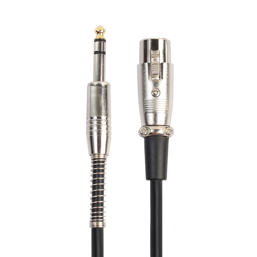 REXLIS микрофонный кабель 6 35 мм Jack Male XLR 3PIN Женский аудио адаптер Кабели шнур линии
