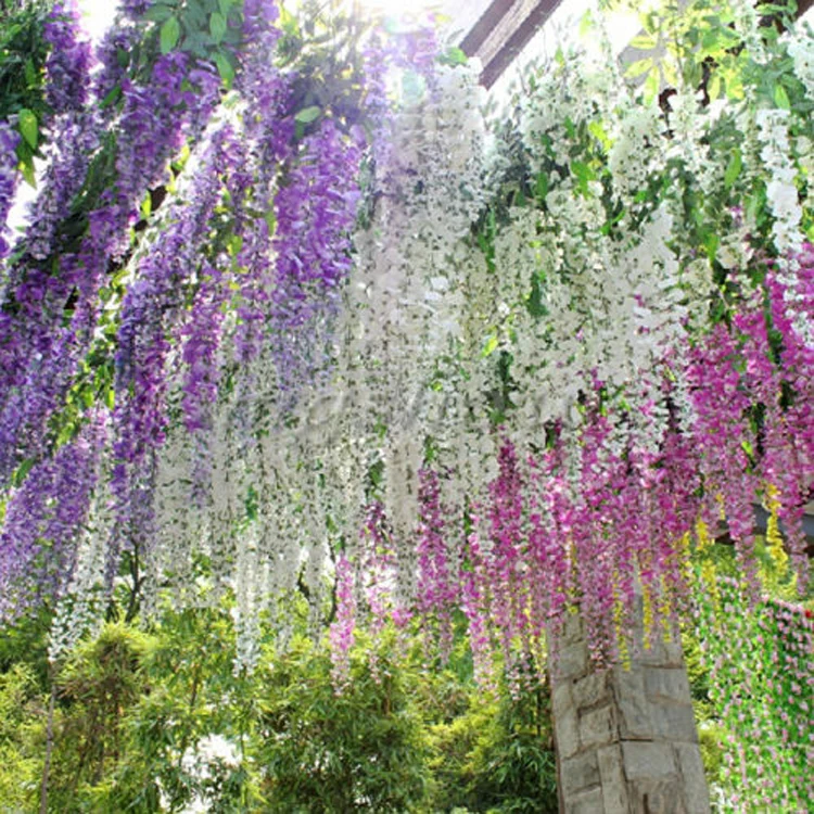 2018 Newest Arrival Artificial Flower Wisteria Home Garden Hanging