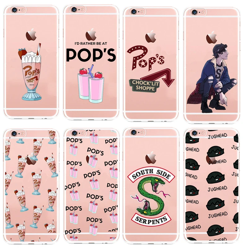 American TV Riverdale I'd Rather Be At Pop's Hard PC Phone Cover Cases For iPhone5S SE 6 6S 6Plus 7 7Plus 8 8Plus X fundas Cover