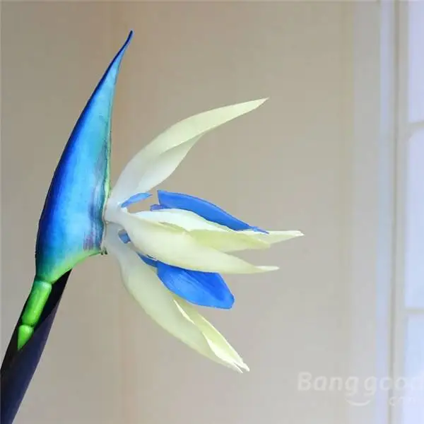 1 шт. 31 дюймов моделирование paradiesvogel Искусственные цветы райская птица цветок домашний стол окно украшение искусственный букет