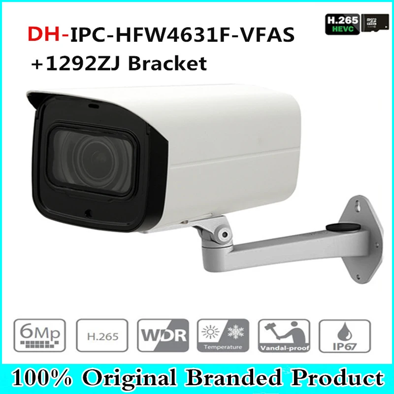 

DH DH-IPC-HFW4631F-VFSA 6Mp 2.7-13.5mm Manual zoom lens built-in SD card slot & Audio & Alarm interface IP camera With Logo