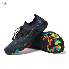 Открытый босиком пять пальцев дышащая обувь Летняя водонепроницаемая обувь Мужская Легкая Аква обувь Фитнес Спортивные кроссовки сандалии