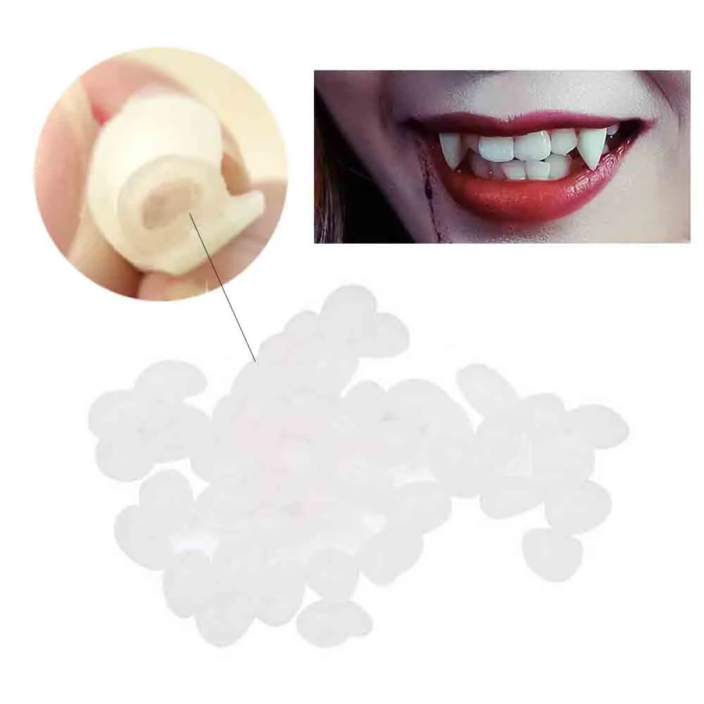 Временный стоматологический комплект для пломбирования зубов и зазоров накладные зубы твердый клей для зубов фестиваль вампира украшения#10