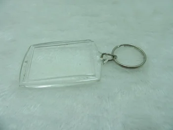 

Free Shipping 100Pcs Photo-Frame Key Rings Picture Frame Key Ring Split Ring keychain Wholesale