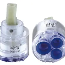 Аксессуары для ванной комнаты, кран "песочные часы", картридж смеситель, картридж керамический 40 мм, прозрачный-2