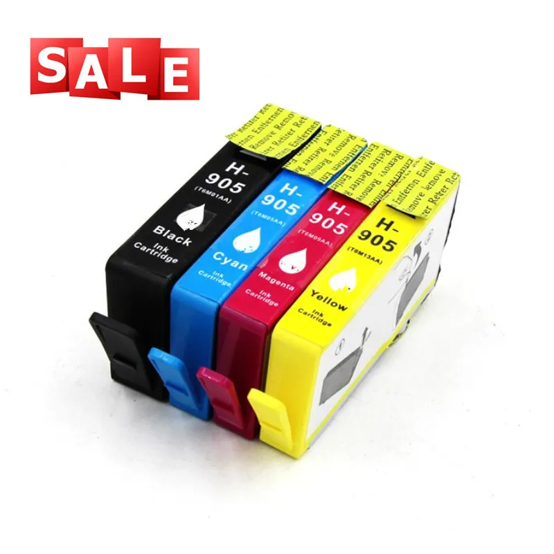 905 Чернильный Картридж струйный принтер Замена для HP BK C M Y Officejet Pro 6968 6970 6971 6974 6975 6976