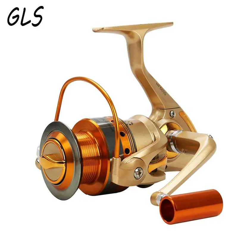 Gota de Água Carretel de Pesca da Carcaça de Isca de Pesca Molinete de Pesca 12 + 1bb Nova Roda Esquerda - Direita Mão 6.3: 1 Cnc 14 Carretilhas de pesca