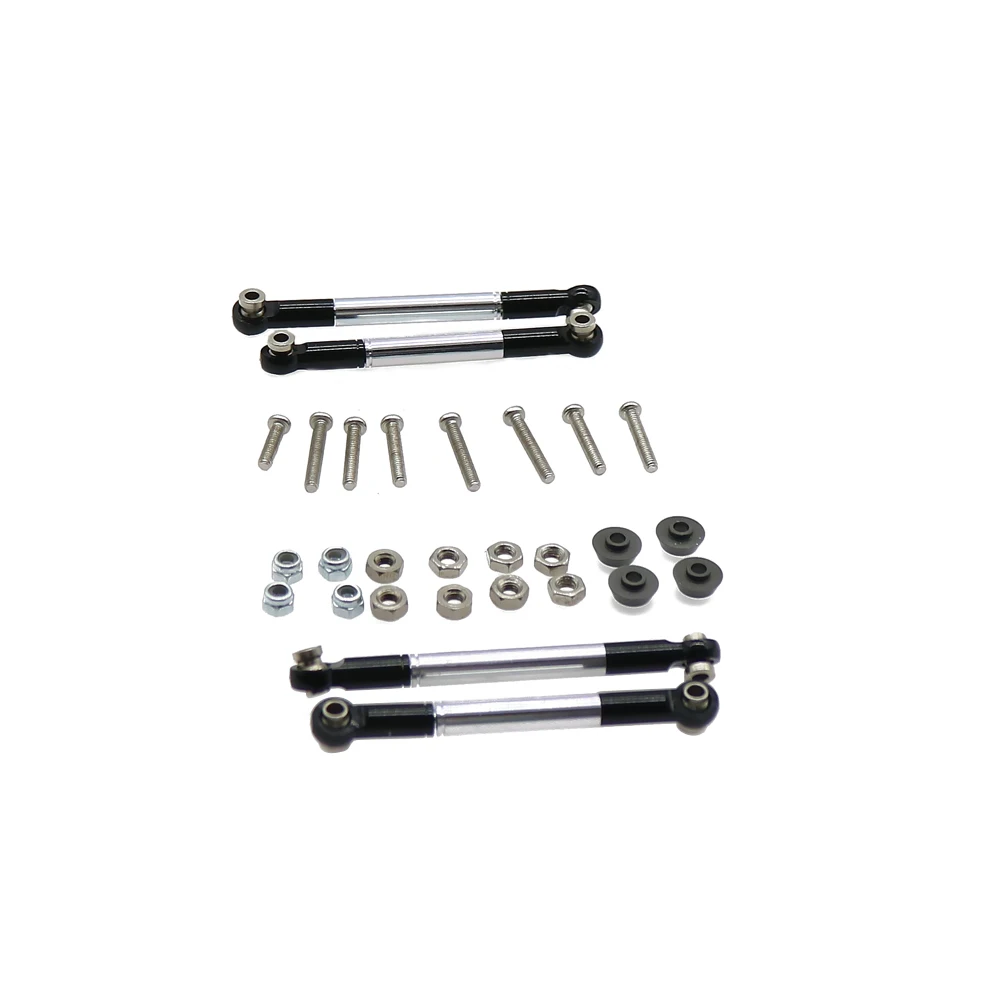 RCAWD Front Or Rear Length 58-66mm Unadjustable Link Set For WPL Henglong C14 C24 Crawler Upgrade Spare Parts WPL1607