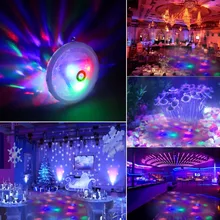 Подводный светодиодный светильник-фонтан для аквариума для пруда, спа, гидромассажной ванны, дискотека, светодиодный плавающий светильник для бассейна, 6 в, 3AAA, управляемый светильник