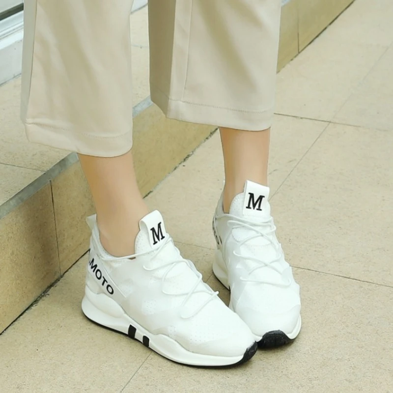 SJJH/женские удобные кроссовки в стиле пэчворк; Вулканизированная повседневная обувь на плоской подошве; женские кроссовки с перекрестной шнуровкой; беговая Обувь; D009