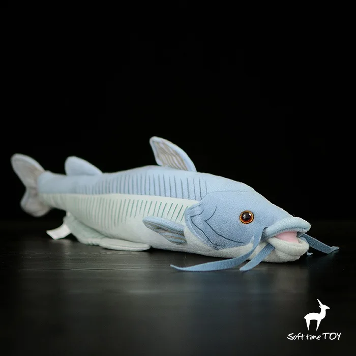 Toys Plush Blue Catfish Dolls Simulation Stuffed Toy Rare Marine