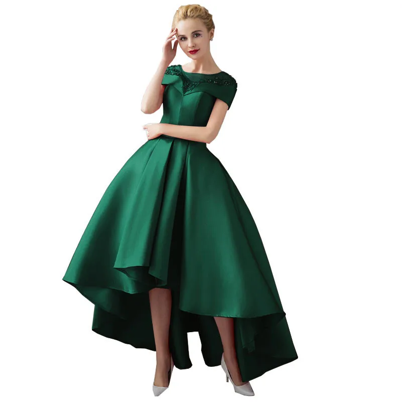 Asymmetrical-Ball-Gown-Evening-Dresses-Plus-Size-2018-Luxury-Prom-Formal-Dress-Short-Sleeve-Formal