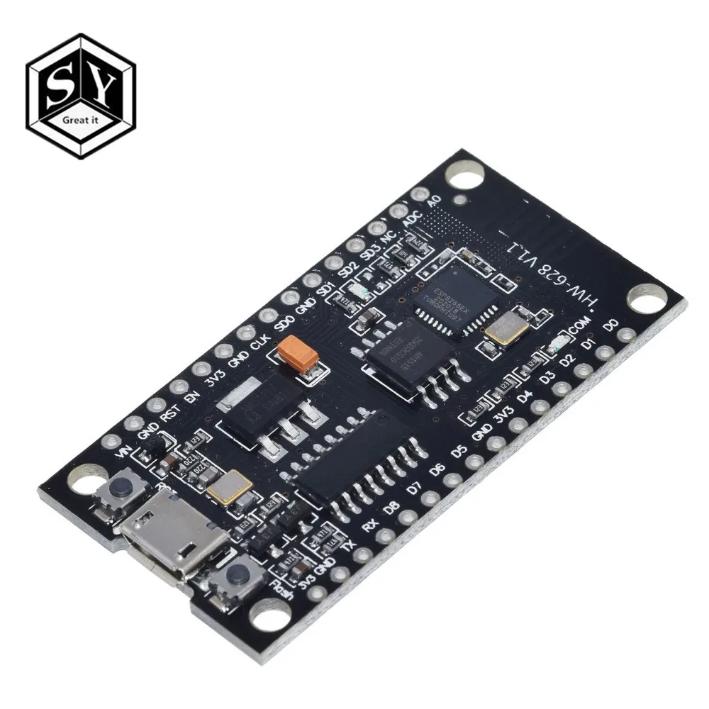 Беспроводной модуль CH340/CP2102 NodeMcu V3 V2 Lua wifi Интернет вещей макетная плата на основе ESP8266 ESP-12F с pcb антенной