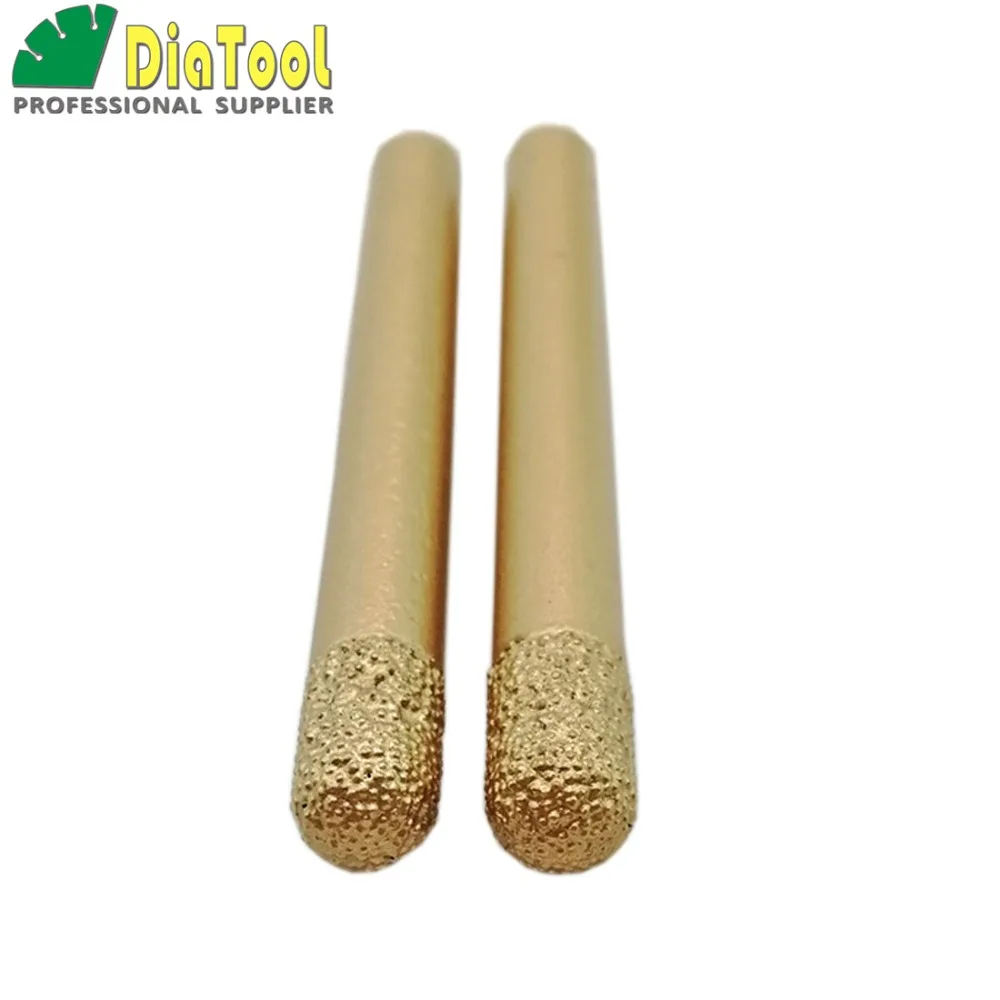 2pcs 8/12mm Cylinder ball-end CNC STONE Engraving Bits /CNC Tool, stone carving tools, Diamond burrs, End Mill