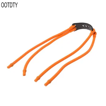 

OOTDTY Slingshot Band Group Latex Band Outdoor Hunting Catapult Shooting Replacement Pocket Powerful Elastic Strong Rubber New