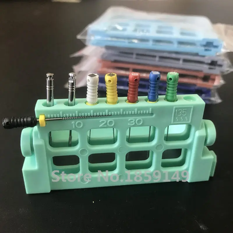 5pcs/set Dental Endo Dispenser Endodontic File Drill Stand Holder