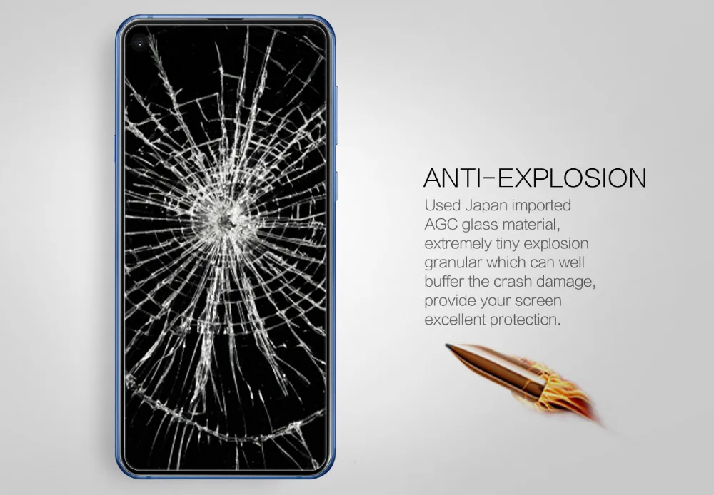 Защитная пленка Nillkin из закаленного стекла для Samsung Galaxy A8s Amazing H + Pro Nano 9H|Защитные