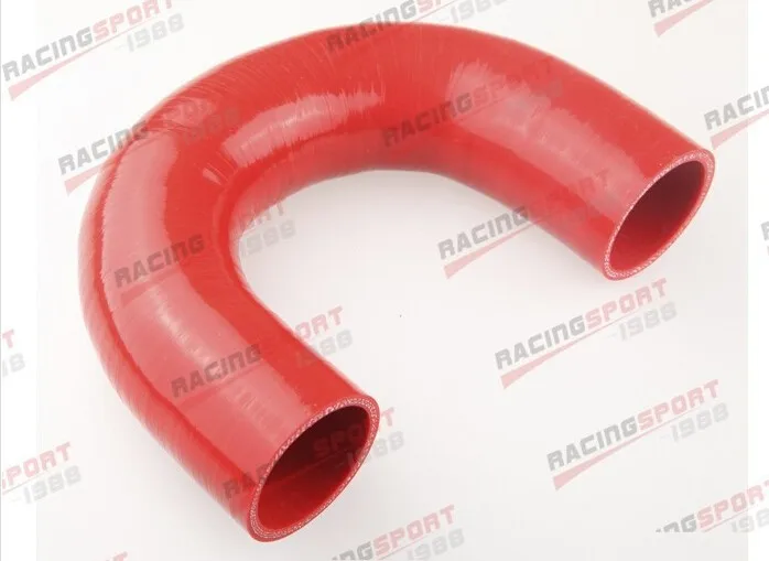 

3.5" 4 Ply 180 Degree Turbo Silicone Coupler Hose Pipe SIL180D3.5 red