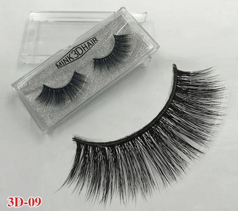 Mink Lashes 3D Mink False Eyelashes Long Lasting Lashes Natural