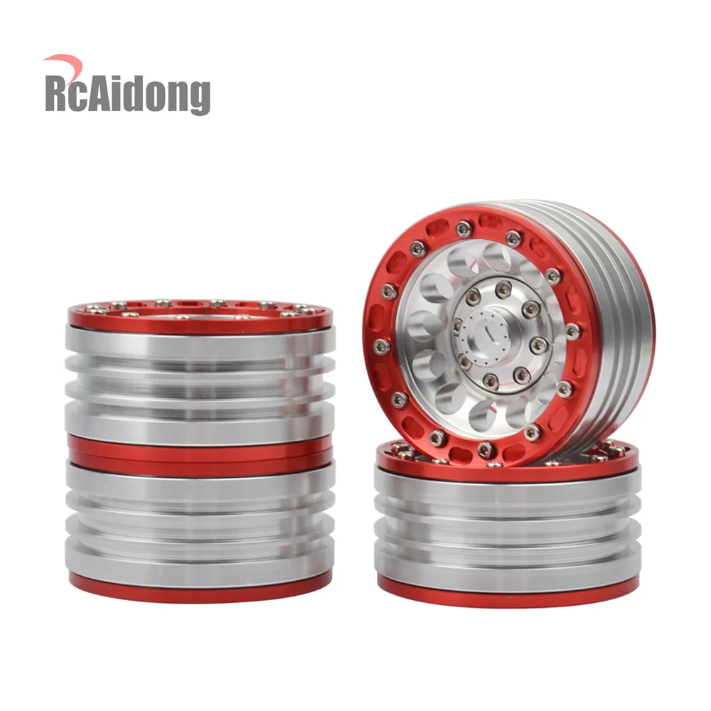 4 шт. металлические колесные диски 1 9 дюйма для Axial SCX10 II 90046 Traxxas TRX4 D90 1/10 RC Rock