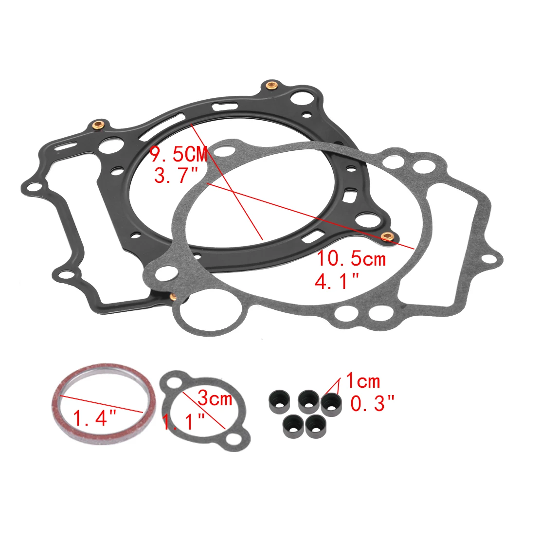 CITALL 1032020139 верхний конец Комплект прокладок для головы, комплект подходит для Yamaha YFZ450 2004 2005 2006 2007 2008 2009 2012 2013