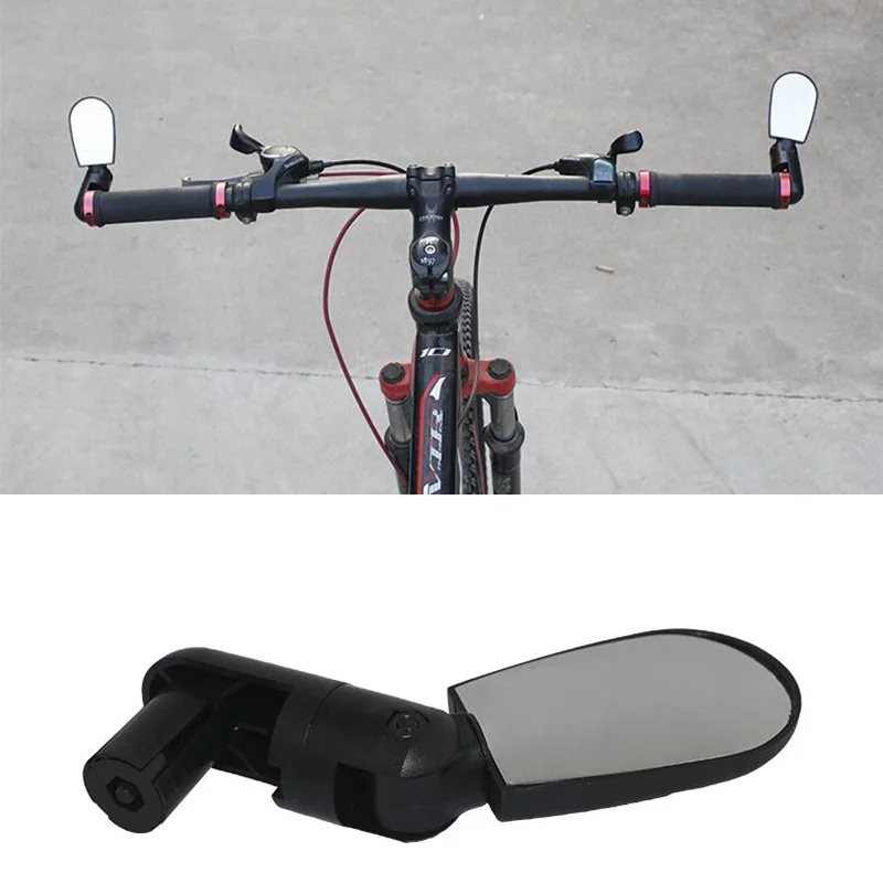 Bike MTB Bicycle Cycling Use Sports Rotate Flexible Handlebar Rearview Mirror