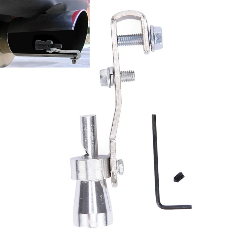 Car Turbo Sound Muffler Exhaust Pipe Blow Vale BOV Simulator Whistle Stylish NEW