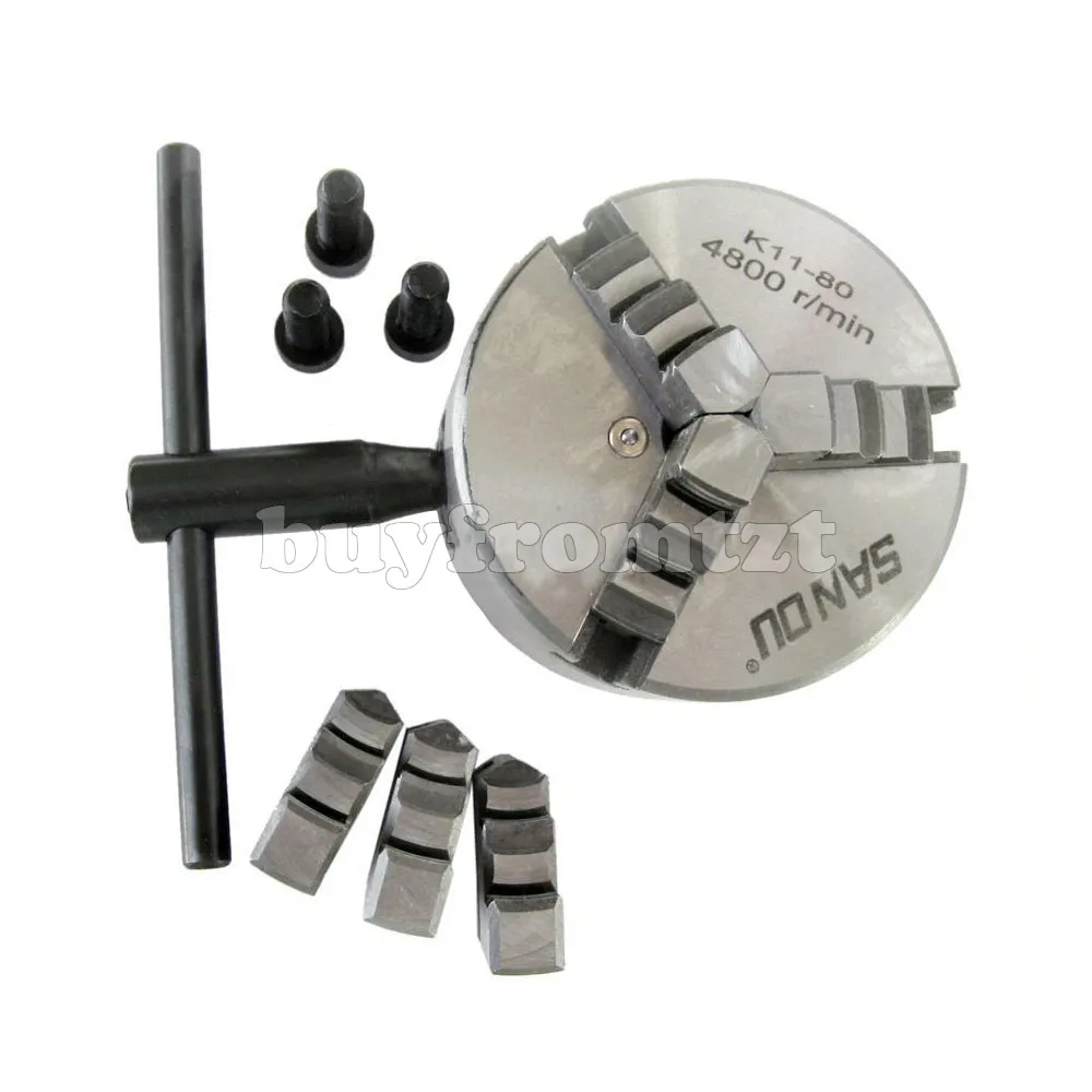 

K11-80 Lathe Chuck 3 Jaw 80mm Self Centering Mini Lathe Chuck