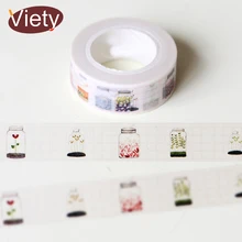 1.5*10m Glass Bottle washi tape DIY decoration scrapbooking planner masking tape adhesive tape kawaii stationery