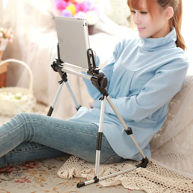 

Tablet Mobile Phone Stand Holder Adjustable Foldable for Bed Sofa Desk Floor ING-SHIPPING