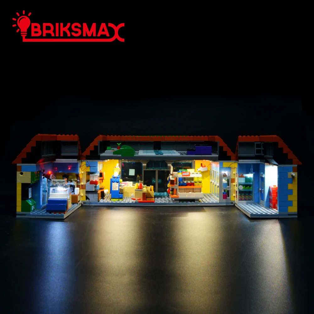 BriksMax Led Light Up Kit для Kwik-E-Mart строительные блоки комплект освещения совместим с 71016(не включает модель