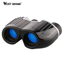 WEST BIKING матч туристический бинокль 10x22 Водонепроницаемый Открытый Кемпинг телескоп HD Все-оптическая синяя пленка BAK4 Призма телескоп