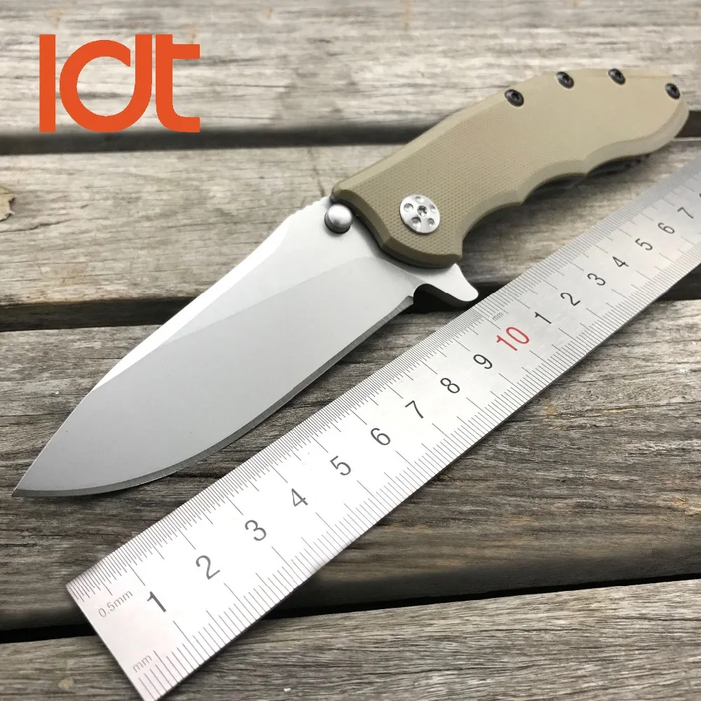 LDT 0562 سكين للفرد ELMAX شفرة G10 Titanizing مقبض بقاء التخييم السكاكين التكتيكية في الهواء الطلق الكرة تحمل EDC أدوات