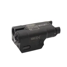 Тактический XC2 оружие компактный штатив для освещения для Glock пистолет с фонариком с Red Dot лазерный светодиодный мини белый свет 200 люмен страйкбол фонарик