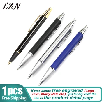 

LZN Hot selling Smooth press roller ball pen office school stationery ballpoint pen luxury brand pen for writing Free Shipping