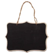 6x8 см 10 шт. мини подвесная меловая доска Двухсторонняя доска для халков Свадебная вечеринка имя карты таблица номер бирка прямоугольная