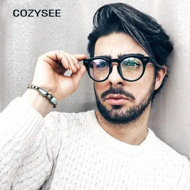 Gafas Hombre Y Mujer, Montura Transparente, Lentes Ópticas Para Miopía, Retro - Monturas - AliExpress