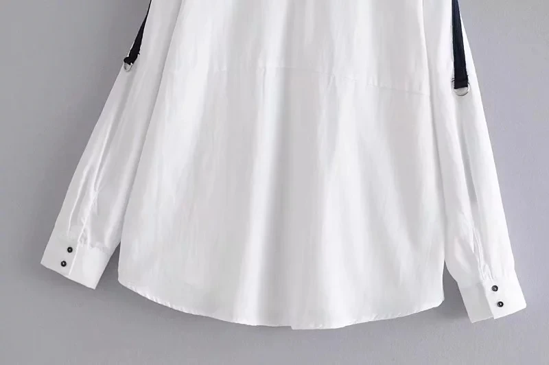 Увядшая английская полосатая блузка с закатывающимися рукавами mujer de moda кимоно блузка для женщин Женские топы и блузки размера плюс