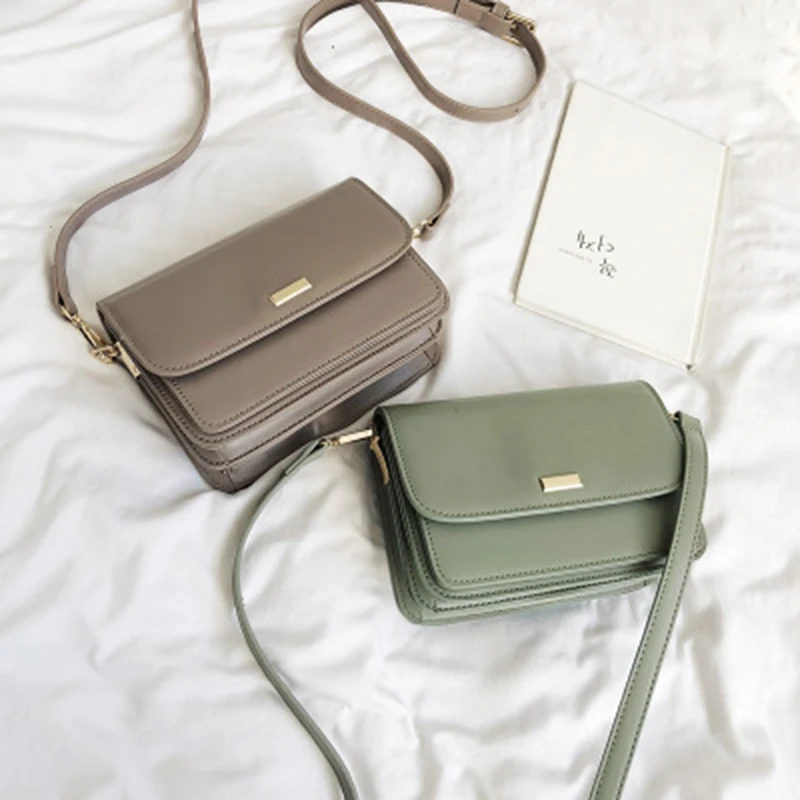 

2019 explosion trend Korean version of the wild small bag texture chain fashion elegant simple portable small square bag