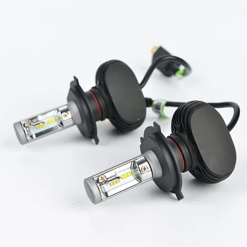 

LDDCZENGHUITEC Car Headlight H4 H11 H13 9005/HB3 9006/HB4 H7 CREE Chips Far & Near Led Headlight Bulbs Fanless Auto 6500K