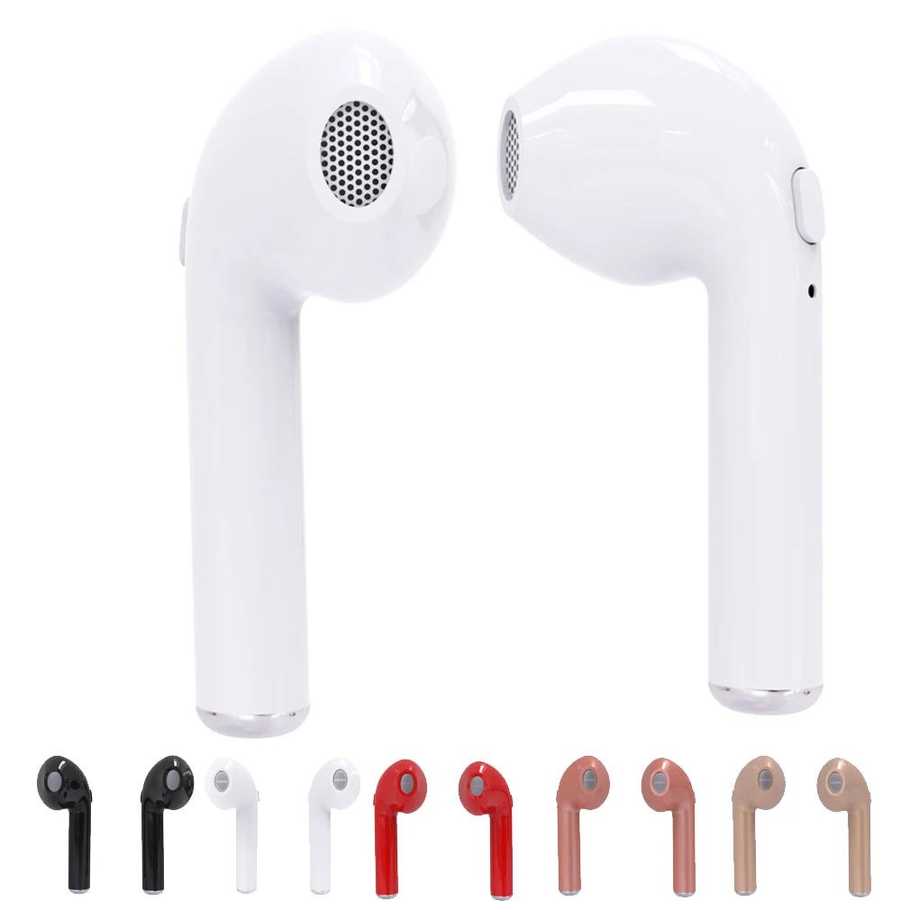 HBQ i7 TWS беспроводные наушники Мини Bluetooth V4.2 стерео гарнитура для Iphone 7 plus 6s 6 SE Galaxy S8