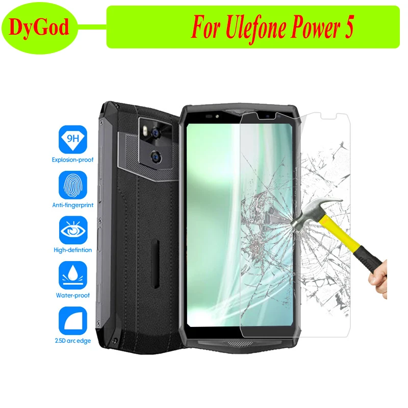 DyGod для Ulefone Power 5 закаленное стекло Передняя пленка защита экрана 6 0 дюйма