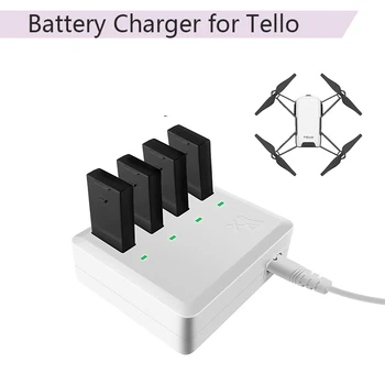 

4 IN 1 Tello Charger Battery Charging Hub for DJI Tello Camera Drone Smart Battery Manager 2A Output Portable Quick Charger