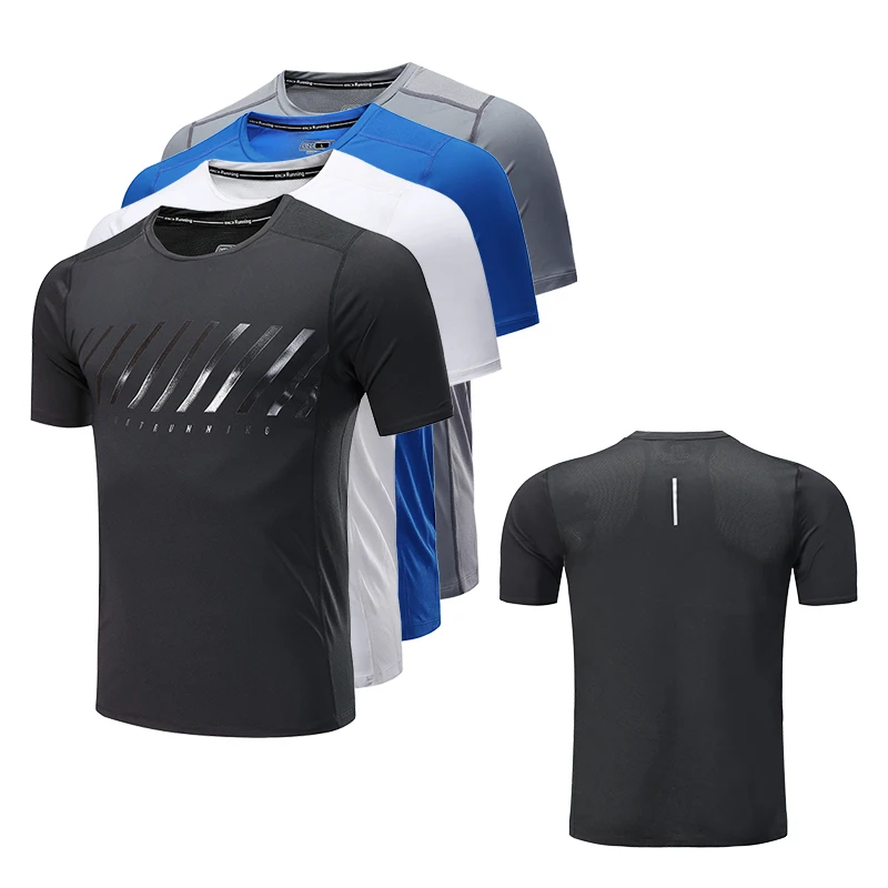 Men T Shirt Running Sports Quick Dry Tight Outdoor Bodybuilding Compression font b Fitness b font
